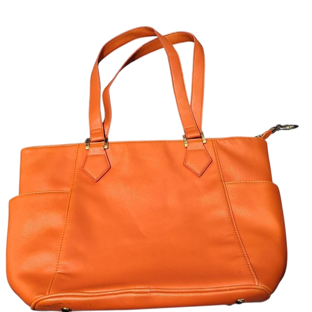 IMAN Bright Orange Tote Bag - Picture 4 of 13